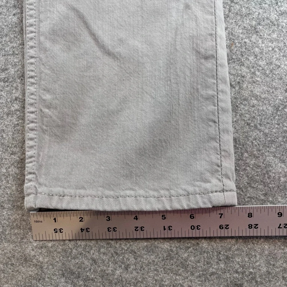 Levi's Mens 513 Slim Straight Grey Denim Jeans 36x30 Casual Minimalist Classic